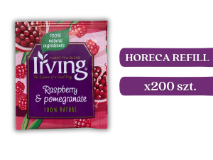 HORECA REFILL Herbata Owocowa Irving Malina z Granatem 200 kopertek