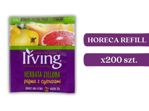 HORECA REFILL Herbata Zielona Irving Pigwa z Cytrusami 200 kopertek